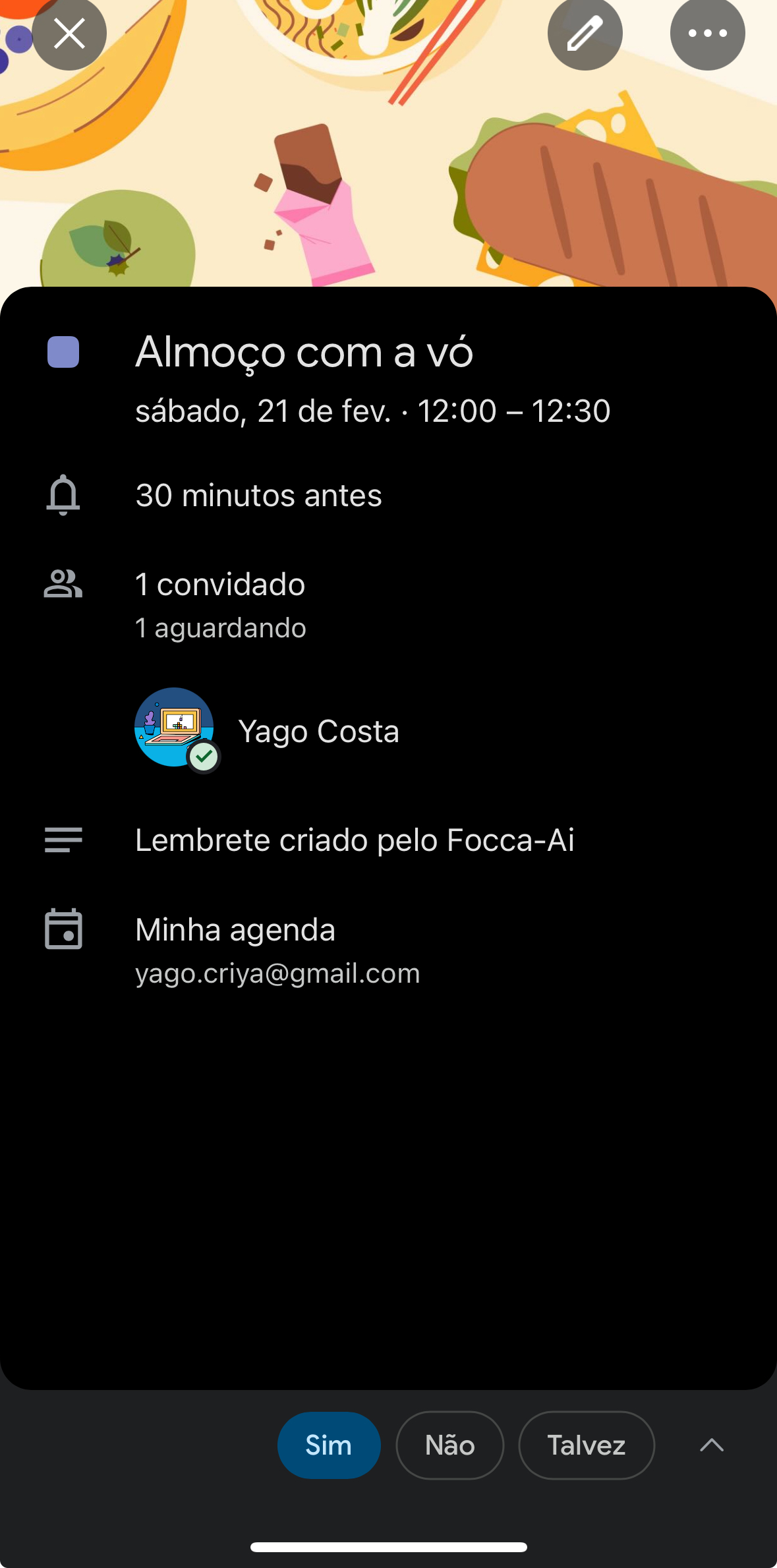 Agendamento concluído pelo WhatsApp